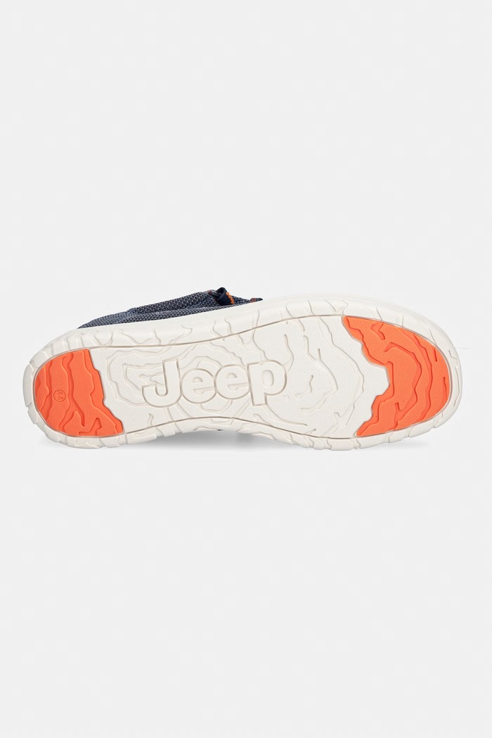 Jeep μοκασίνια Ανδρικά SAMOA WALLABEE KNIT JM61115A100 σκούρο μπλε
