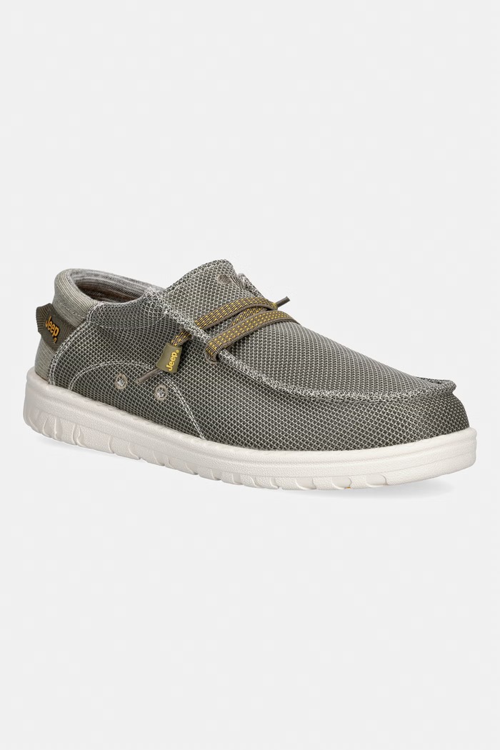 Jeep μοκασίνια Ανδρικά SAMOA WALLABEE KNIT πράσινο JM61115A105