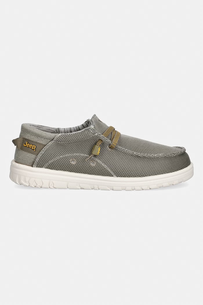 Jeep μοκασίνια Ανδρικά SAMOA WALLABEE KNIT JM61115A105 πράσινο SS26