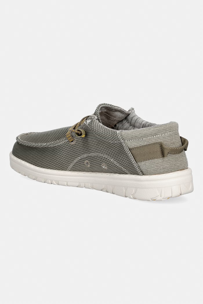 Παπούτσια Jeep μοκασίνια Ανδρικά SAMOA WALLABEE KNIT JM61115A105 πράσινο