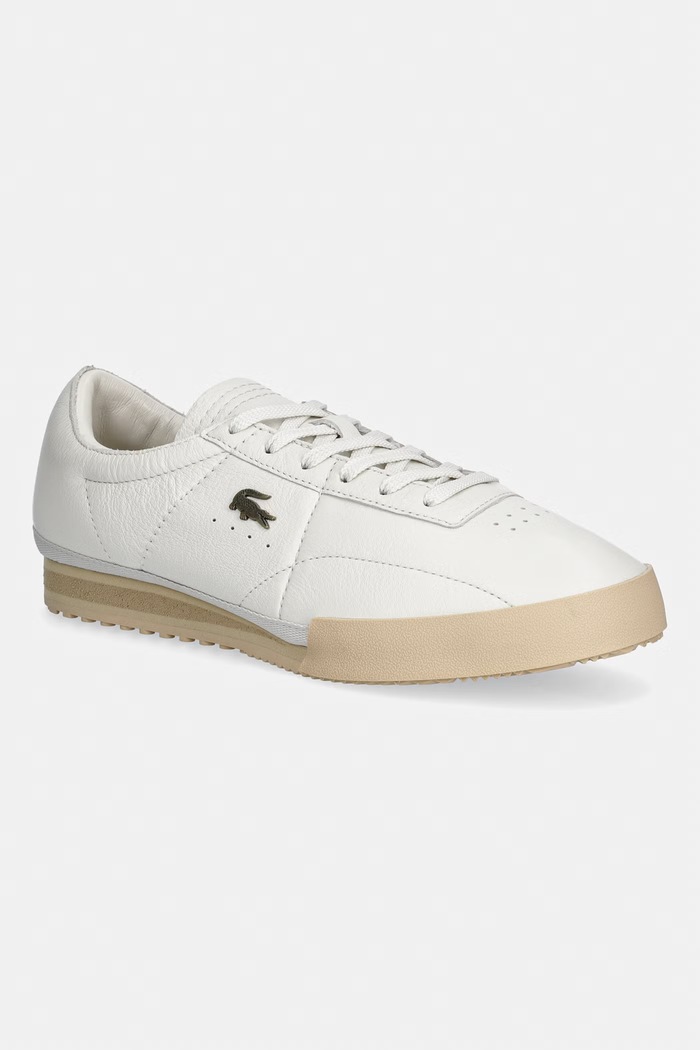Lacoste Aura кросівки чоловічі шкіряні бежевий 50SMA0156.2R2