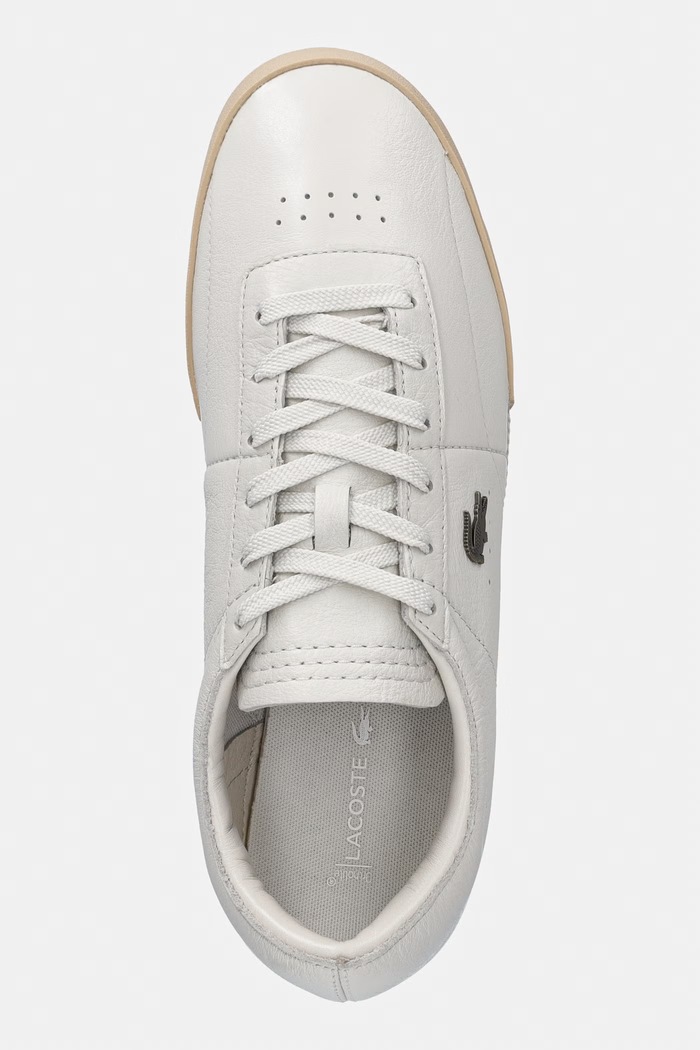 Lacoste Aura кросівки чоловічі шкіряні бежевий 50SMA0156.2R2