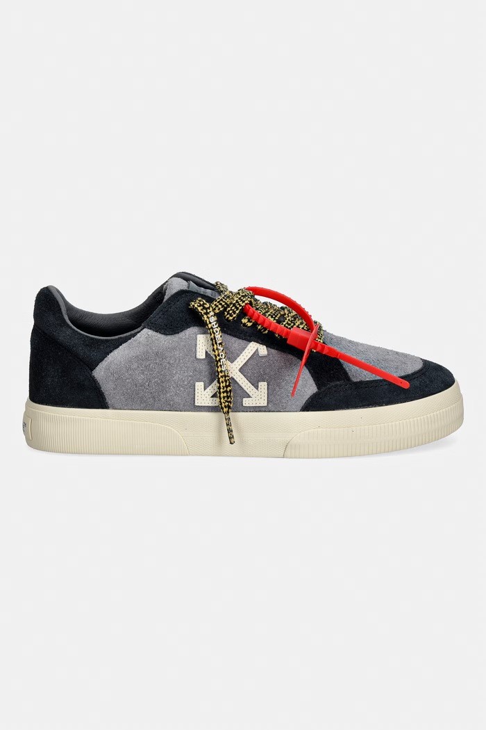 Off-White Vulc Tenisice za muškarce od brušene kože M293S6L003 siva SS26