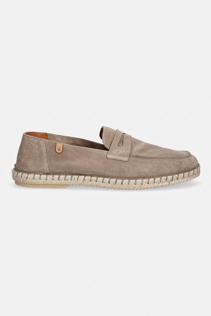 Verbenas espadrilky pánske semišové TRACK SERRAJE 7501840001.PIEDRA béžová SS26