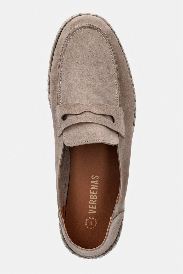 Verbenas espadrilky pánske semišové TRACK SERRAJE béžová 7501840001.PIEDRA