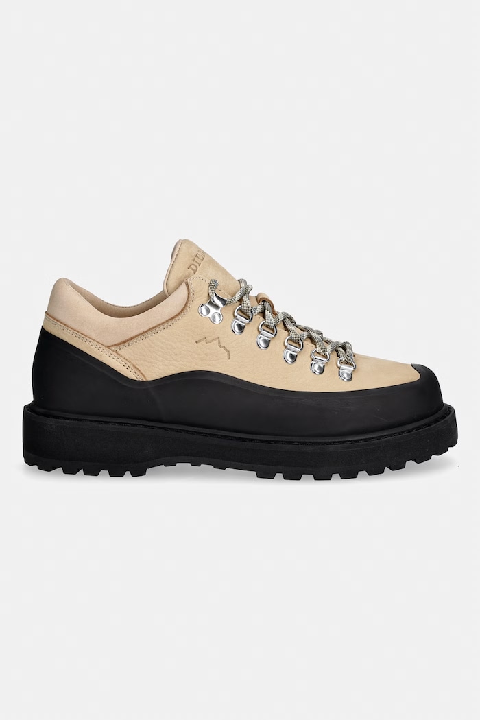 Diemme Cornaro Gomma Men's leather trekking shoes DI26SPCOM.F03L011SND beige SS26
