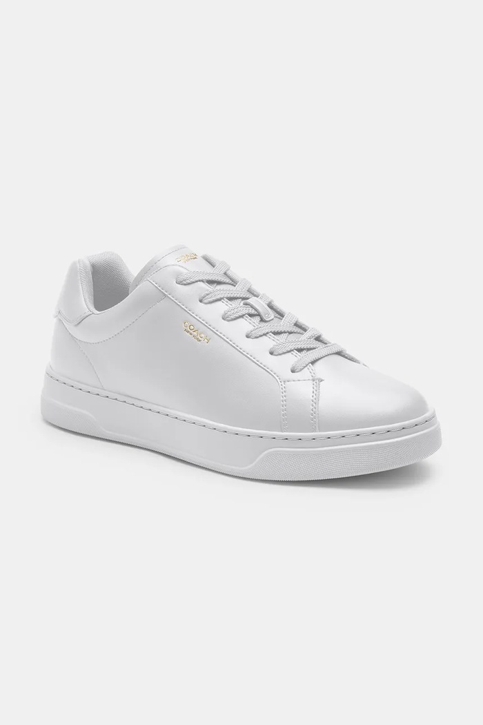 Coach High Line Leather Sneaker sportcipő férfi bőr CCN63.OPI fehér SS26
