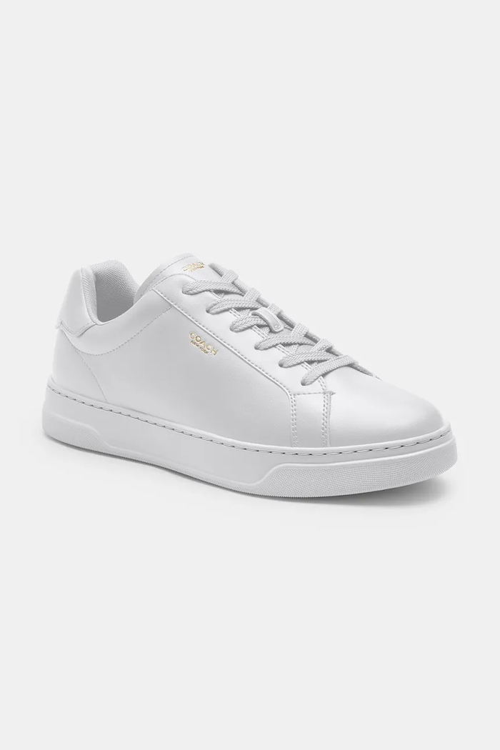 Coach High Line Leather Sneaker sportcipő férfi bőr CCN63.OPI fehér SS26