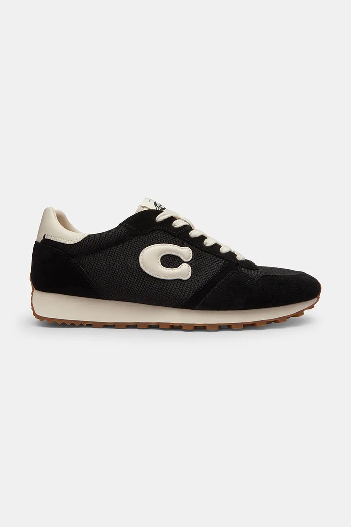 Coach Retro Runner férfi bőr sportcipő fekete CEG18.L77