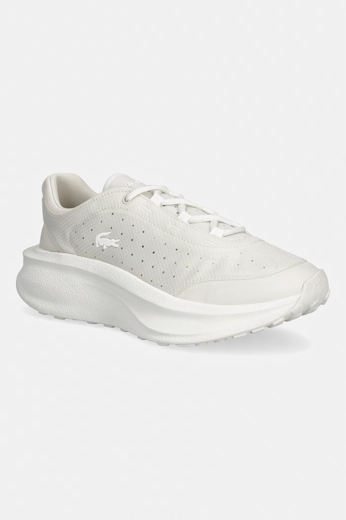 Lacoste Neo Run Active Sneakers ανδρικά πάνινα παπούτσια μπεζ 51SMA0051.18C