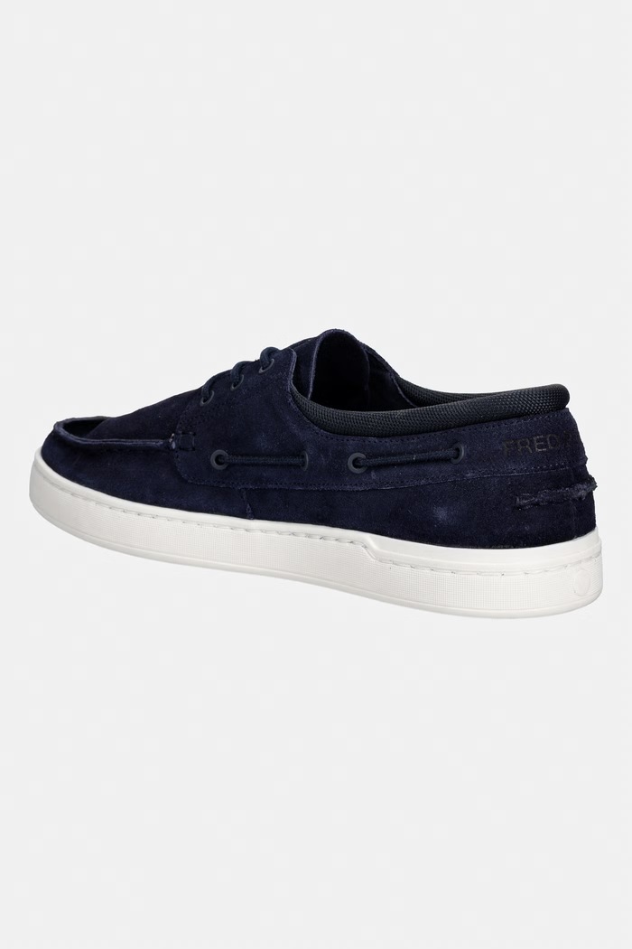 Obuwie Fred Perry mokasyny męskie zamszowe B2346 granatowy