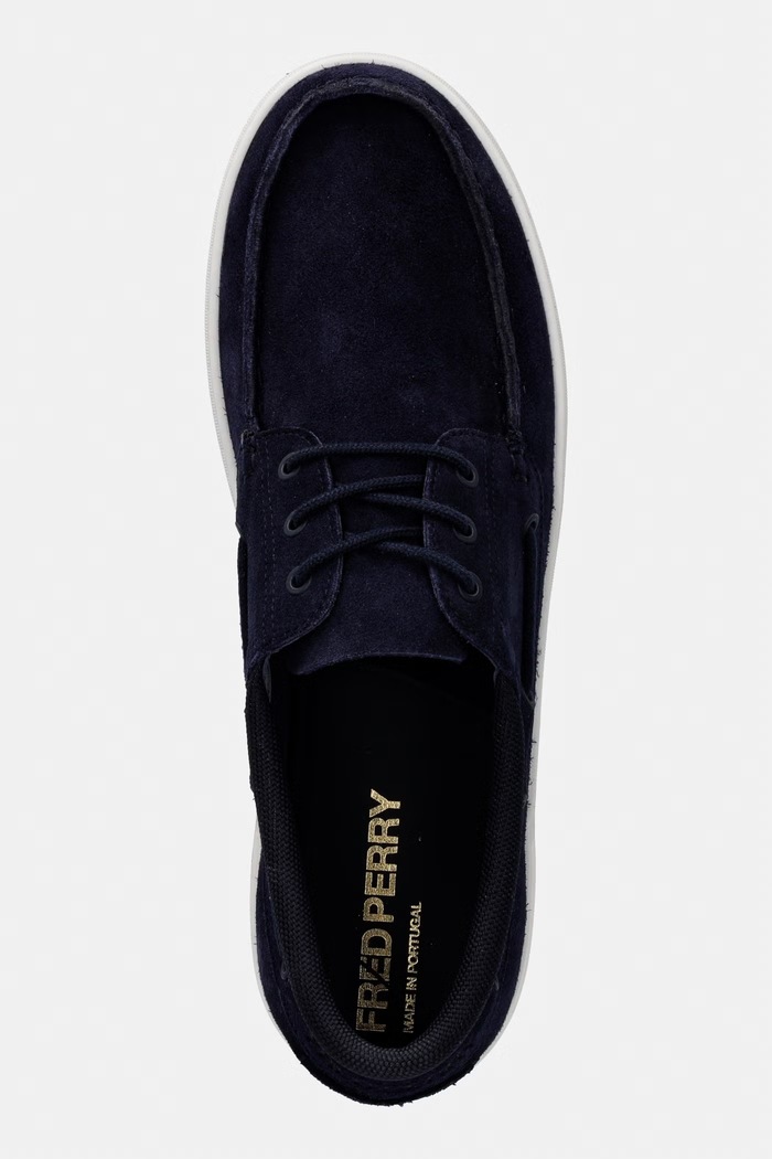 Fred Perry mokasyny męskie zamszowe granatowy B2346