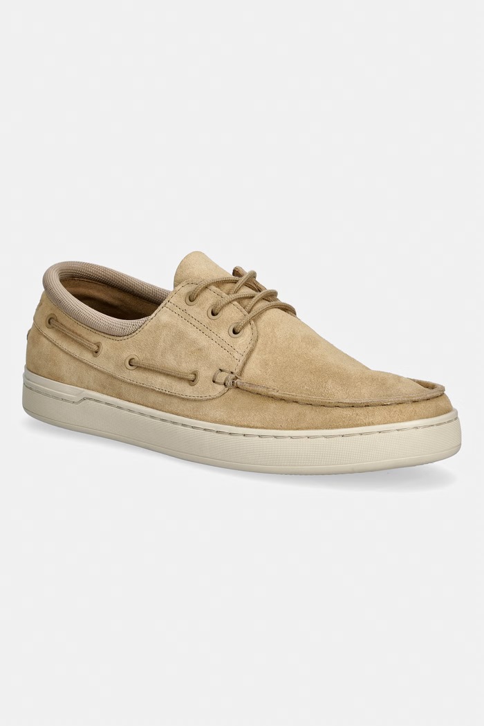 Fred Perry mokasyny męskie zamszowe beżowy B2346