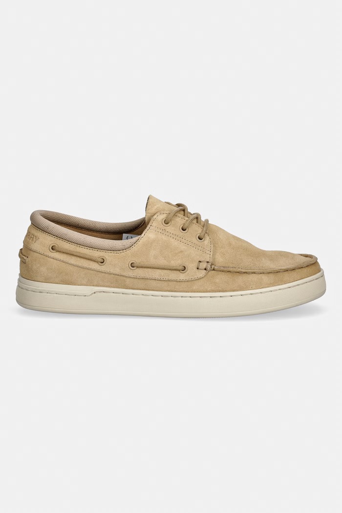 Fred Perry mokasyny męskie zamszowe B2346 beżowy SS26