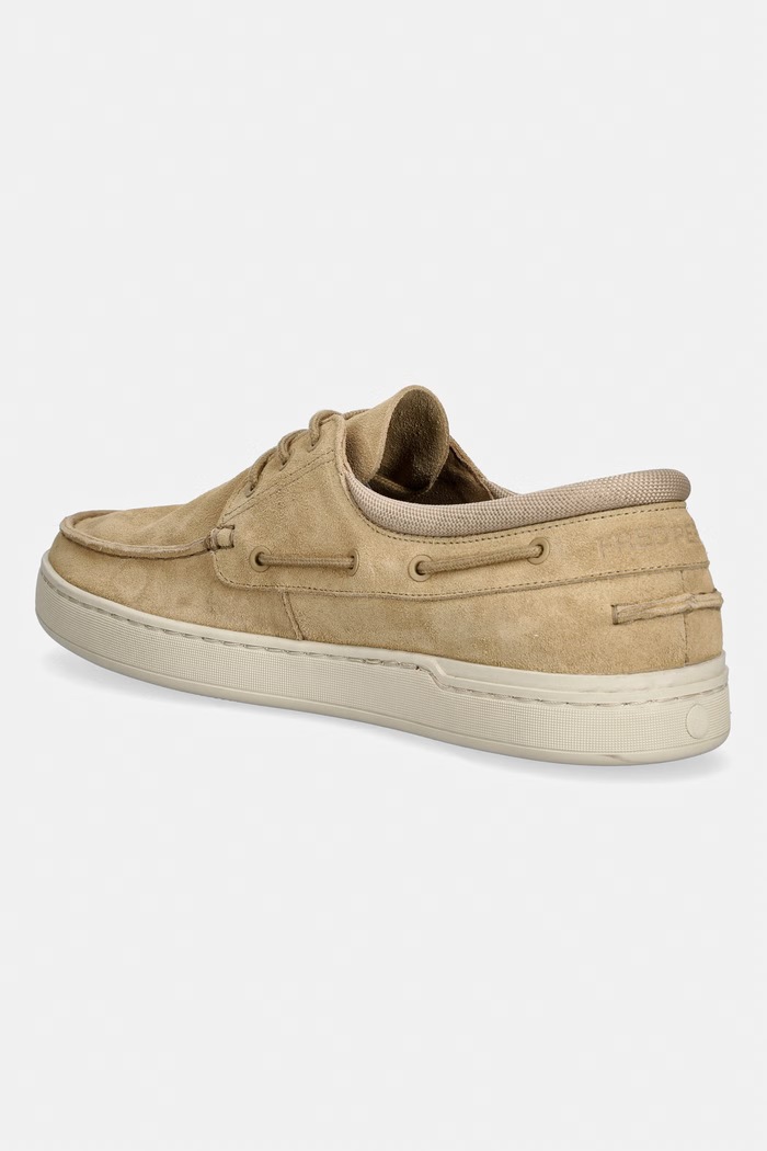 Obuwie Fred Perry mokasyny męskie zamszowe B2346 beżowy