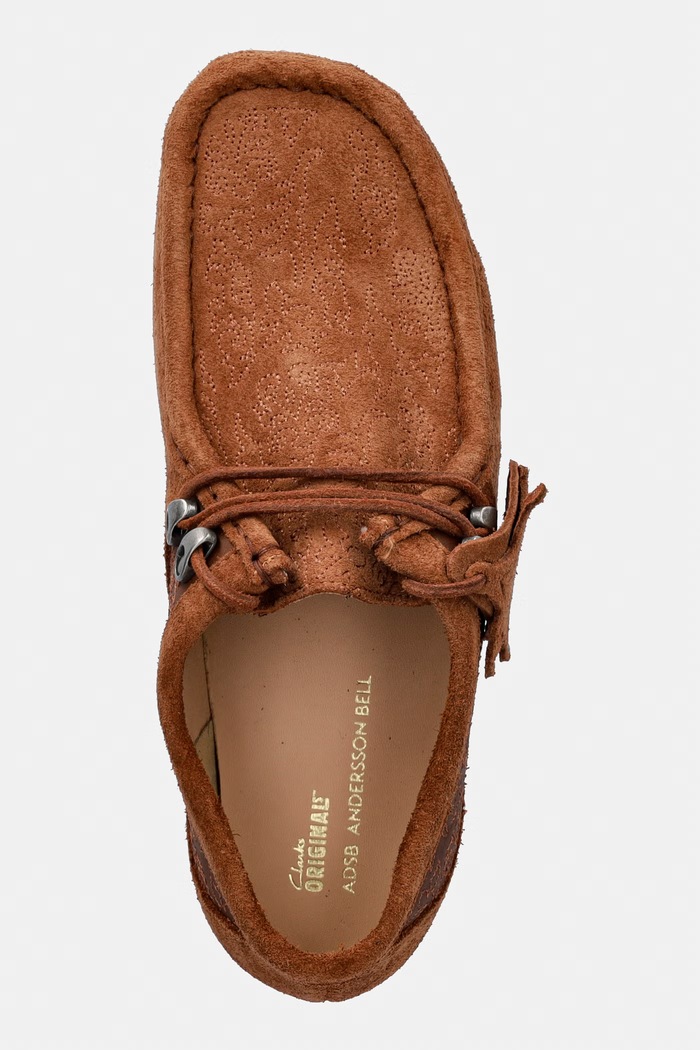 Clarks Originals x Andersson Bell mocassini da uomo in scamoscio marrone 26185449