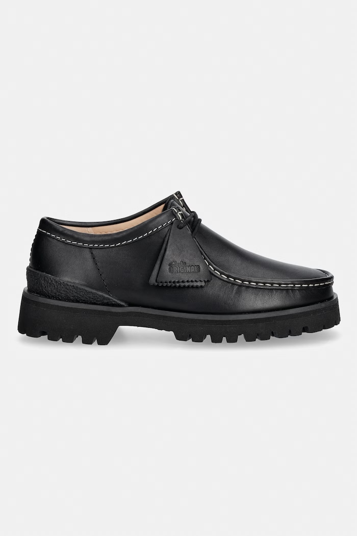 Clarks Originals Walla Yukoner μοκασίνια Ανδρικά δερμάτινα 26185676 μαύρο SS26