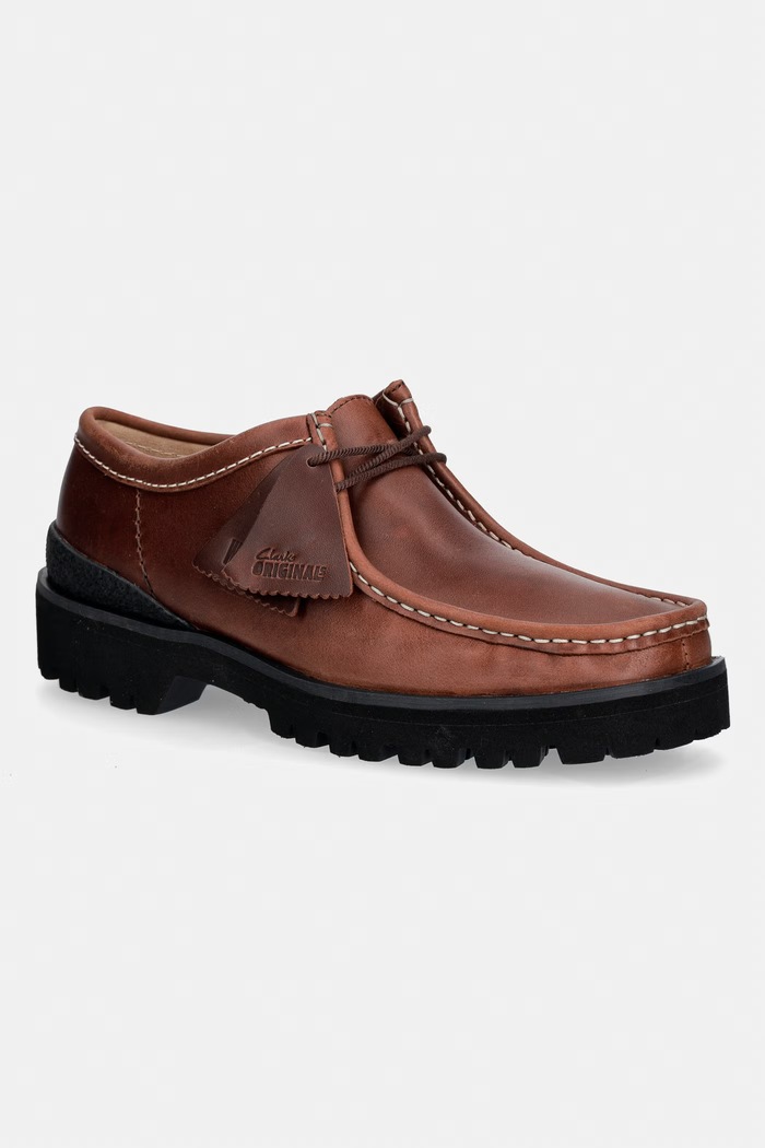 Clarks Originals Walla Yukoner μοκασίνια Ανδρικά δερμάτινα καφέ 26186473
