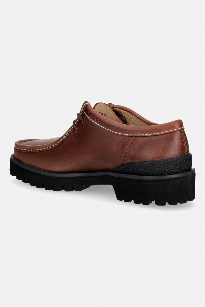 Παπούτσια Clarks Originals Walla Yukoner μοκασίνια Ανδρικά δερμάτινα 26186473 καφέ