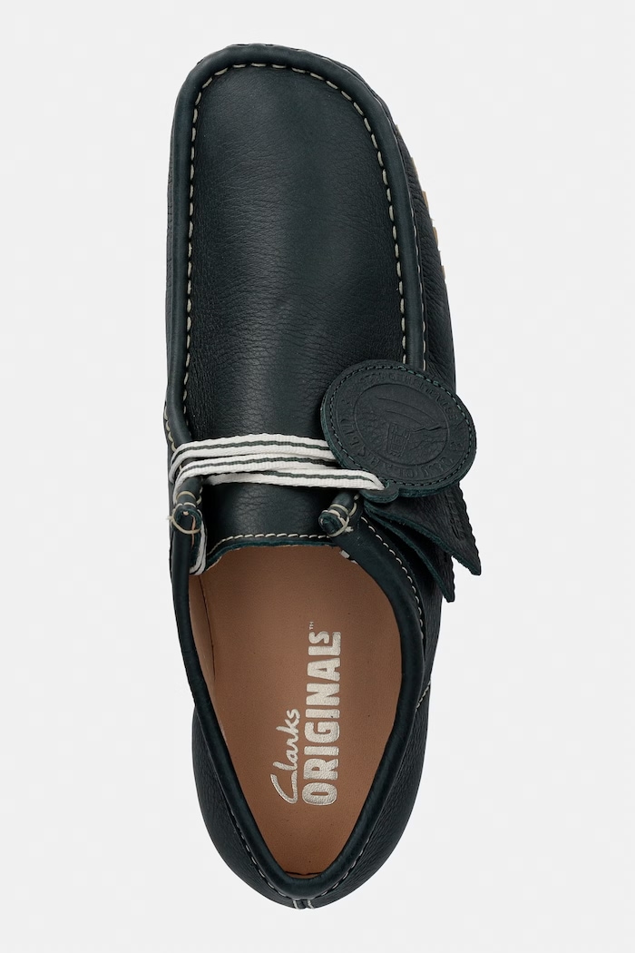 Clarks Originals Wallabee RB μοκασίνια Ανδρικά δερμάτινα πράσινο 26185656