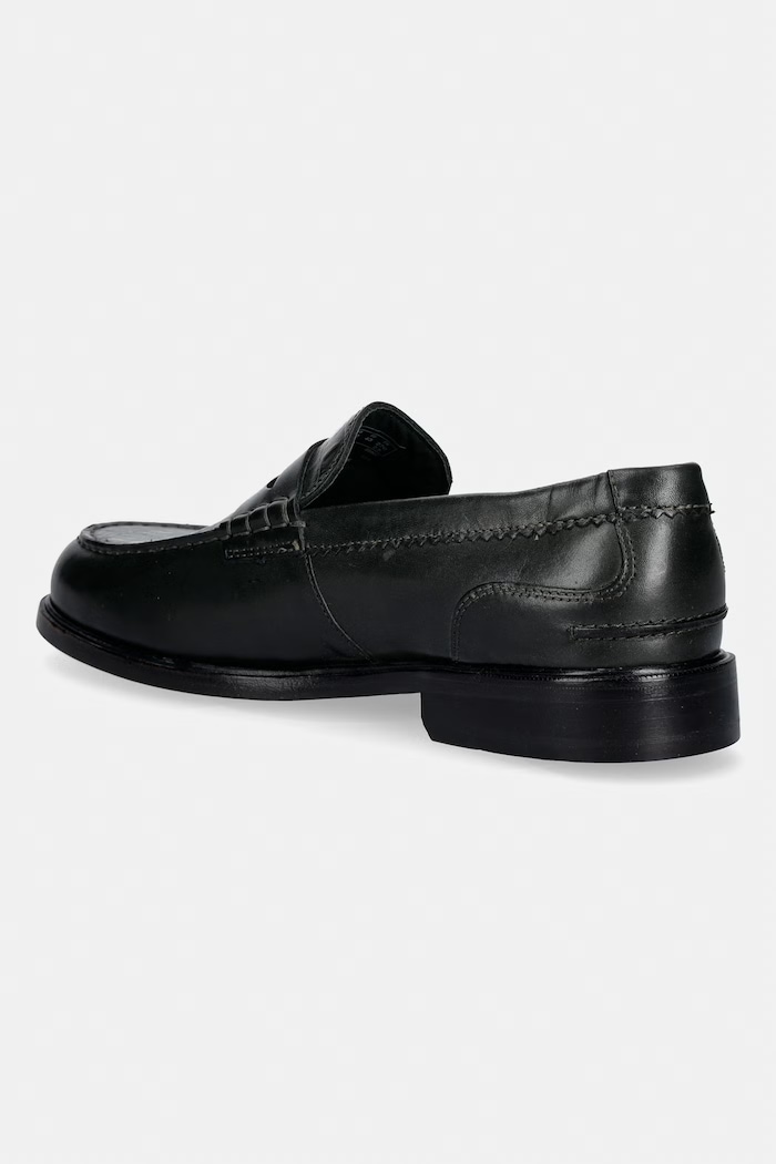Obuwie Clarks Originals CraftJames Lo mokasyny męskie skórzane 26179695 zielony