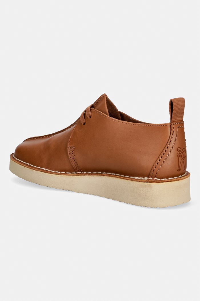 Παπούτσια Clarks Originals DesertTrek2026 μοκασίνια Ανδρικά δερμάτινα 26185773 καφέ