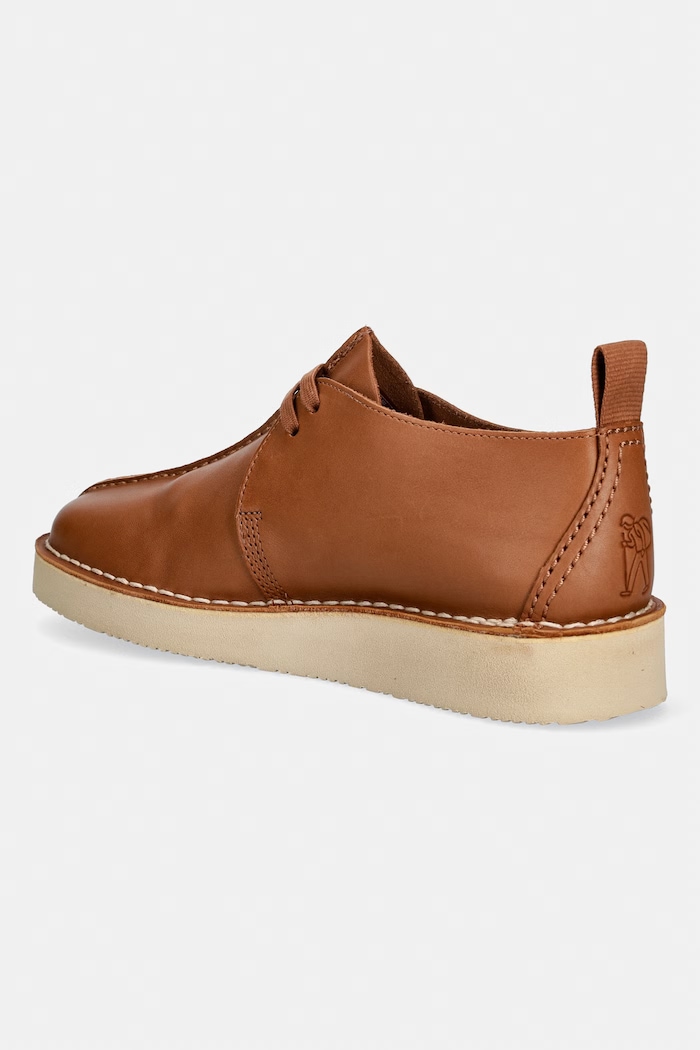 Παπούτσια Clarks Originals DesertTrek2026 μοκασίνια Ανδρικά δερμάτινα 26185773 καφέ