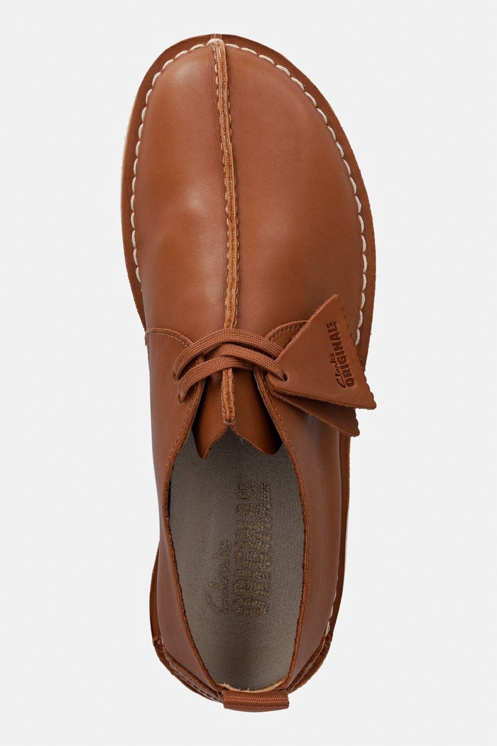 Clarks Originals DesertTrek2026 μοκασίνια Ανδρικά δερμάτινα καφέ 26185773