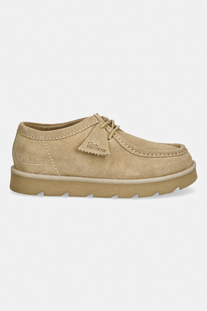 Clarks Originals Meare Walla mokasyny męskie zamszowe 26185551 beżowy SS26