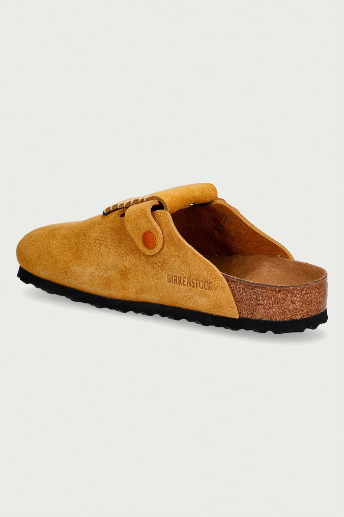 Scarpe Birkenstock 1774 x ADER ERROR boston ciabatte slide da uomo in scamoscio 1033807 giallo