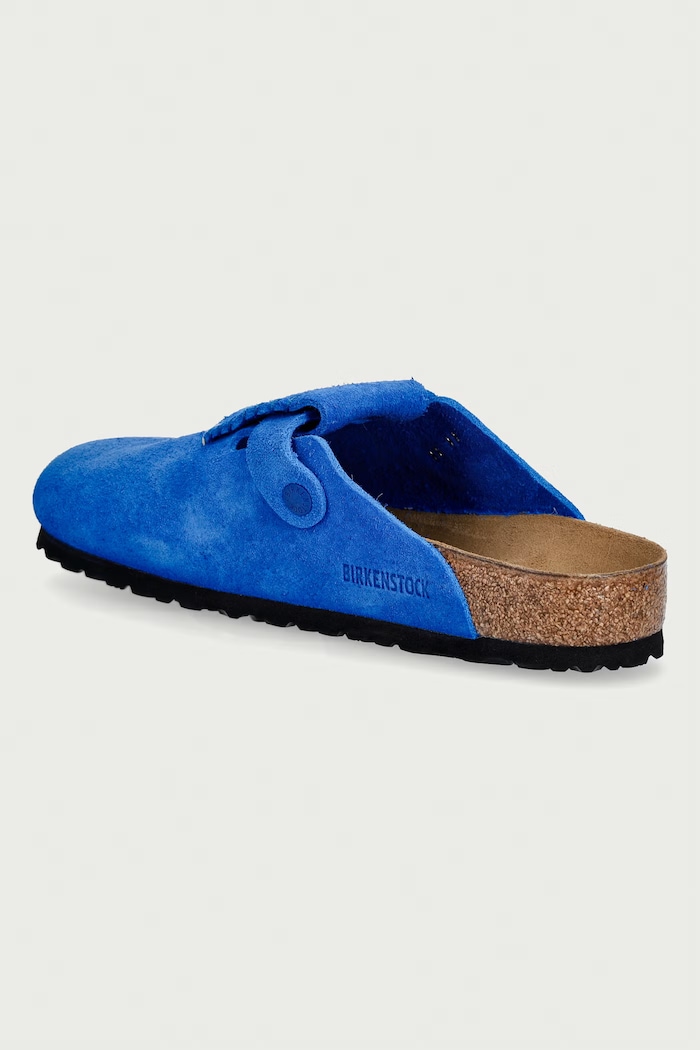 Obuwie Birkenstock 1774 x ADER ERROR boston klapki mules męskie zamszowe 1033806 niebieski