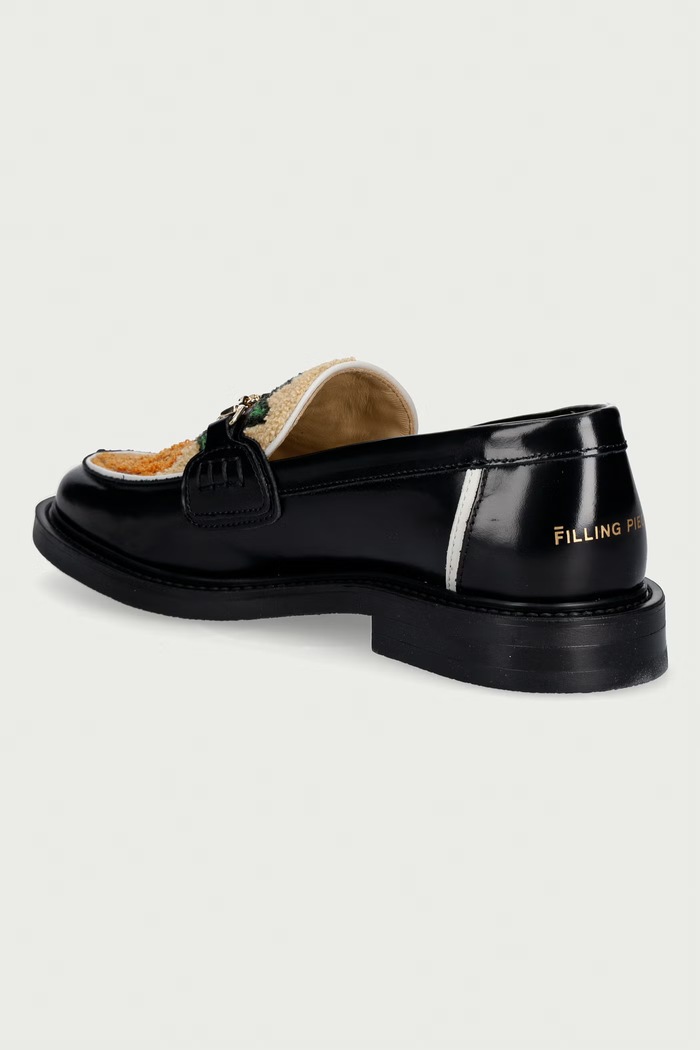 Obuwie Filling Pieces Ananas mokasyny męskie 190011303111.130 czarny