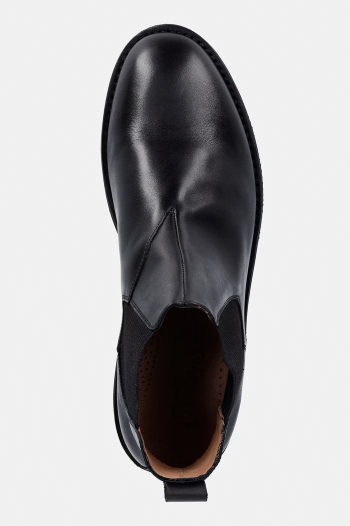 Fracap sztyblety męskie skórzane czarny C620.