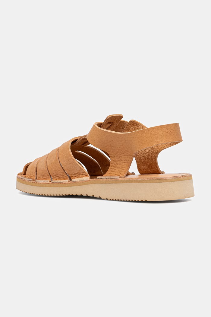Obuwie Fracap CHELSEA C620 sandały z zakrytymi palcami damskie skórzane C620 beżowy