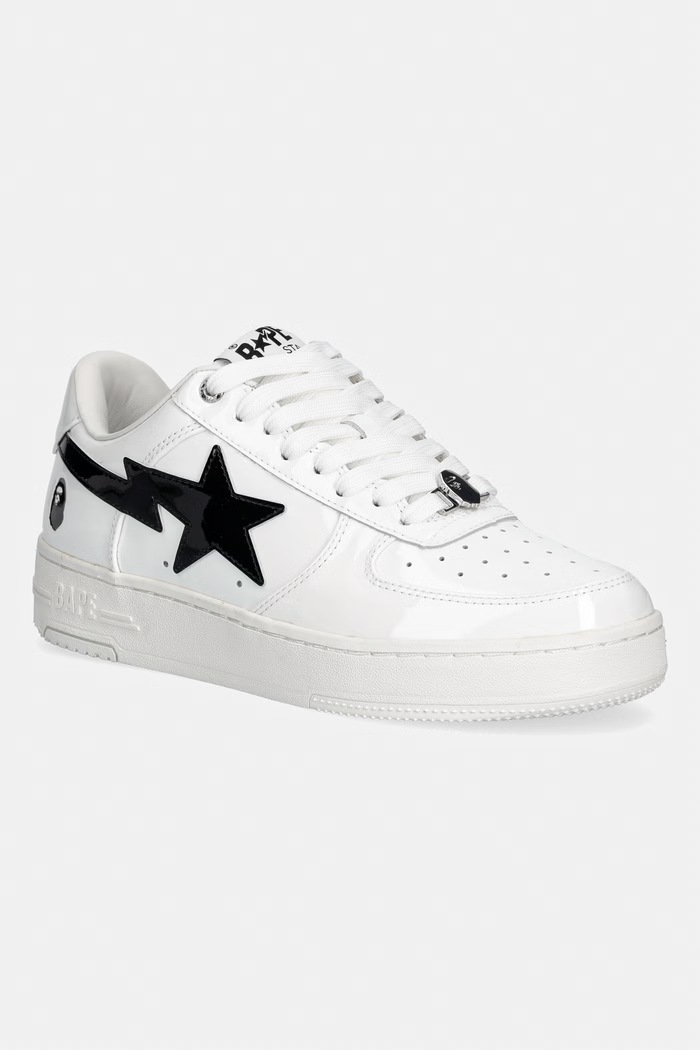 A Bathing Ape STA #2 sneakersy męskie skórzane biały 0ZXSHM302911Q