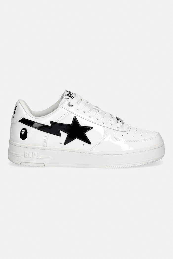 A Bathing Ape STA #2 sneakersy męskie skórzane 0ZXSHM302911Q biały SS26