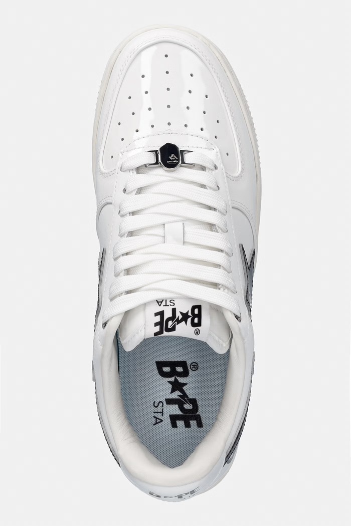 A Bathing Ape STA #2 sneakersy męskie skórzane biały 0ZXSHM302911Q