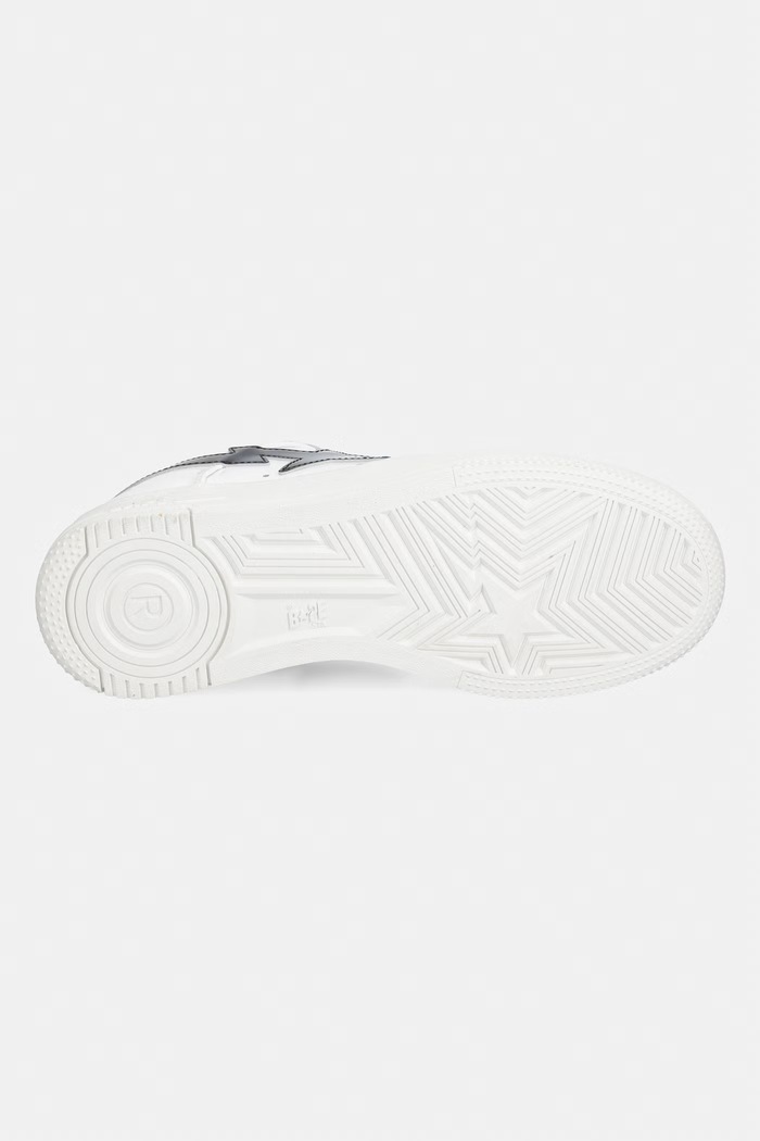 A Bathing Ape STA #2 sneakersy męskie skórzane 0ZXSHM302911Q biały