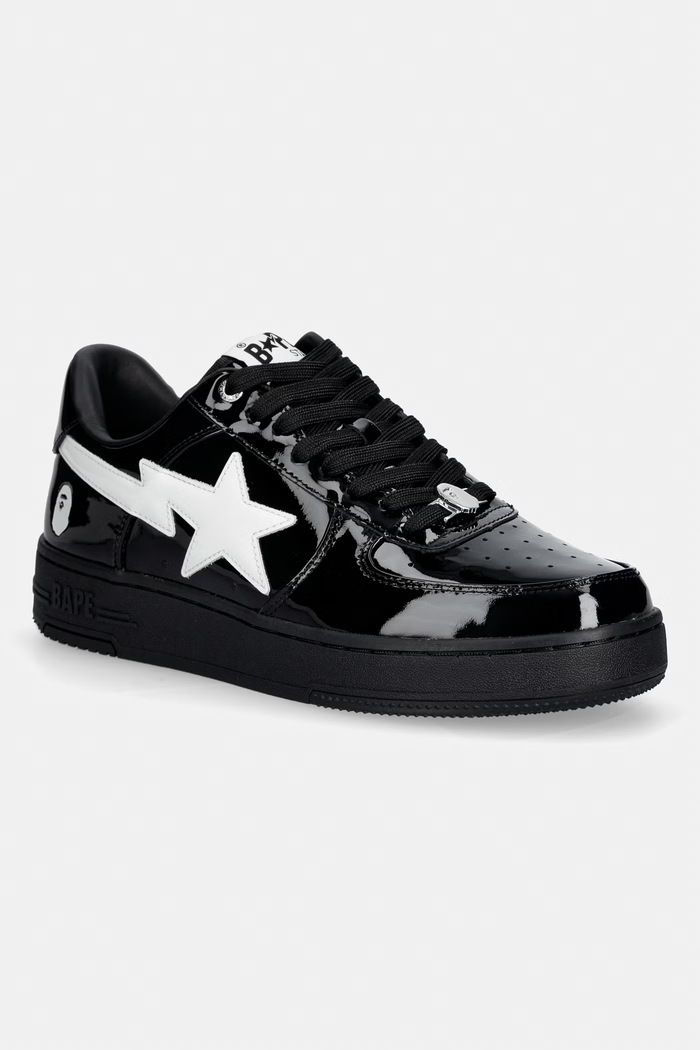 A Bathing Ape STA #2 sneakersy męskie skórzane czarny 0ZXSHM302911Q