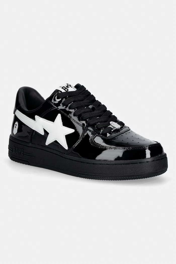 A Bathing Ape STA #2 sneakersy męskie skórzane czarny 0ZXSHM302911Q