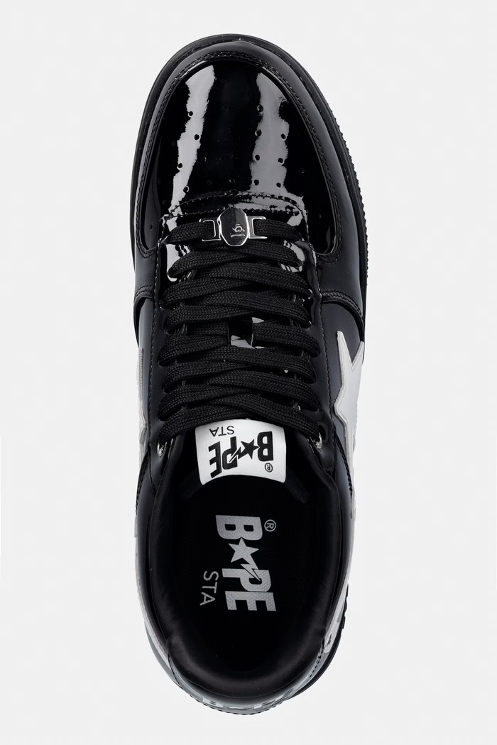 A Bathing Ape STA #2 sneakersy męskie skórzane czarny 0ZXSHM302911Q