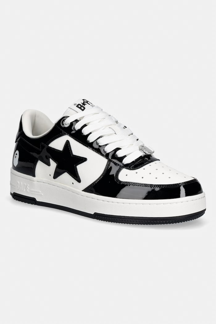 A Bathing Ape STA #1 sneakersy męskie skórzane biały 0ZXSHM301911Q