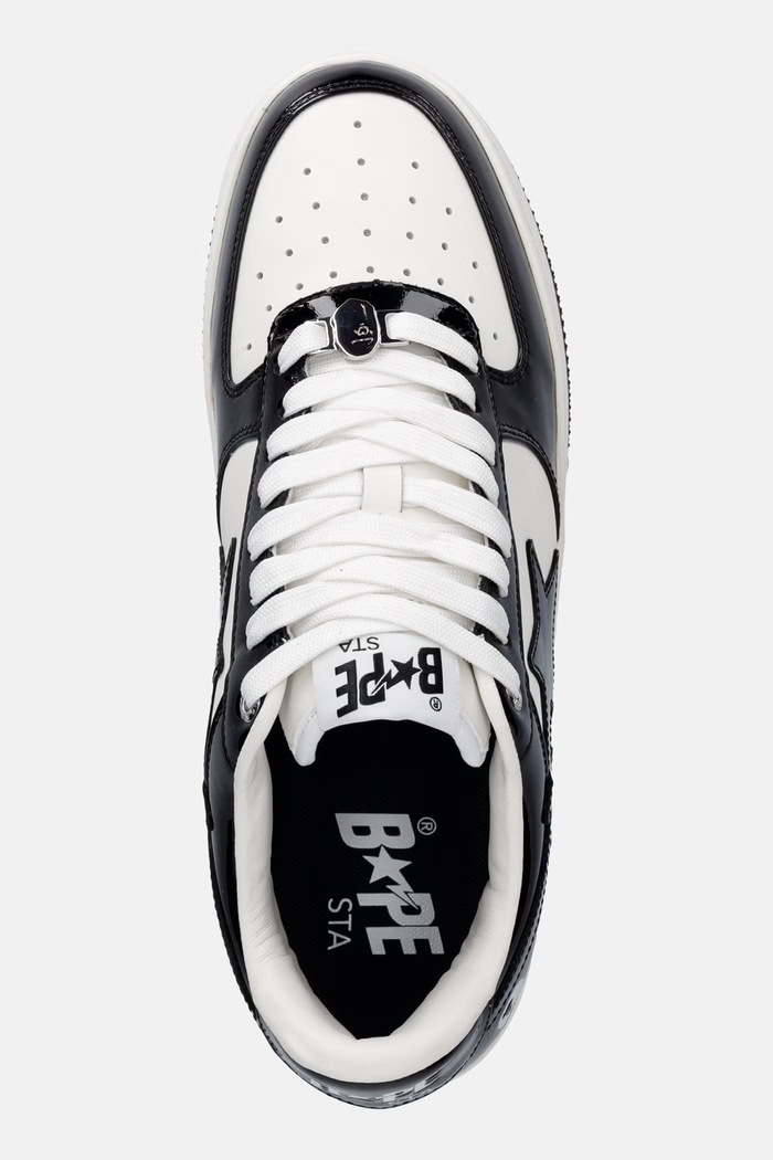 A Bathing Ape STA #1 sneakersy męskie skórzane biały 0ZXSHM301911Q
