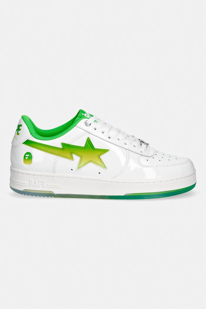 A Bathing Ape STA #4 sneakersy męskie skórzane 0ZXSHM304911Q biały SS26
