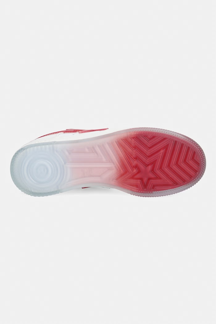 A Bathing Ape STA #4 sneakersy męskie skórzane 0ZXSHM304911Q biały