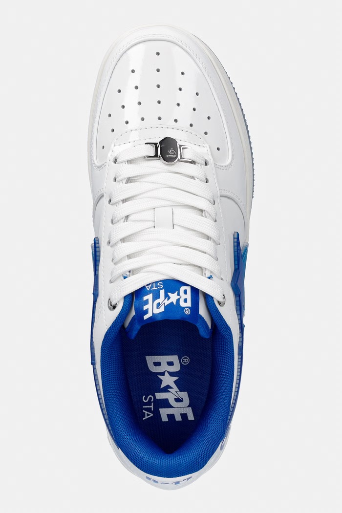 A Bathing Ape STA #4 sneakersy męskie skórzane biały 0ZXSHM304911Q