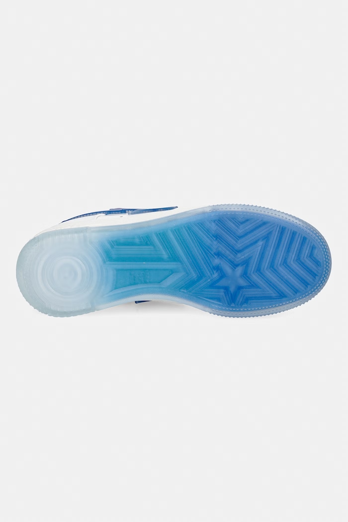 A Bathing Ape STA #4 sneakersy męskie skórzane 0ZXSHM304911Q biały