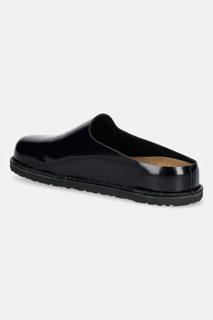 Shoes Birkenstock 1774 Amsterdam Premium Collector NL Men's leather Flip-flops with his fingers covered 1032535 black