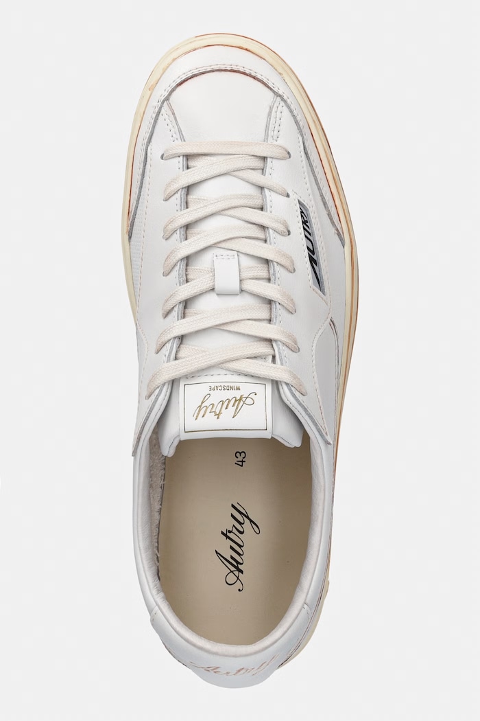 AUTRY Windscape sneakers da uomo in pelle bianco A1UNSVLMPJ02