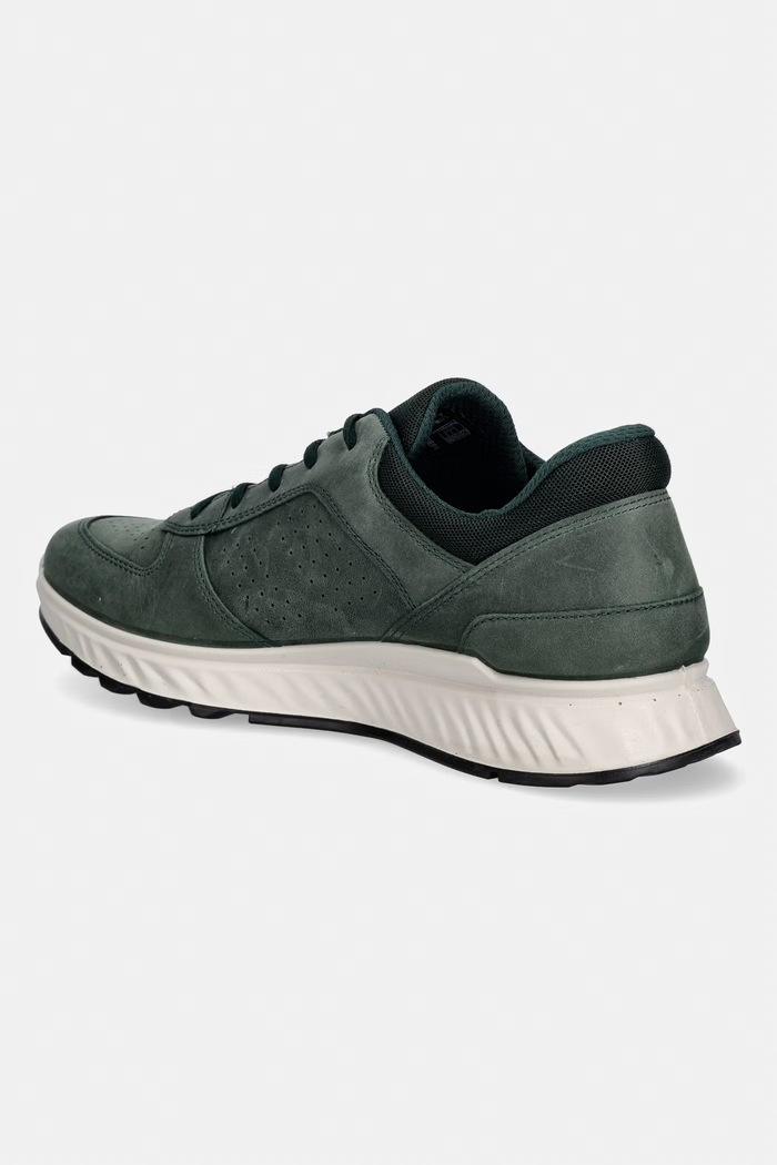 Încălțăminte Ecco EXOSTRIDE M LOW sneakers pentru bărbați, din piele întoarsă 835314.02592 verde